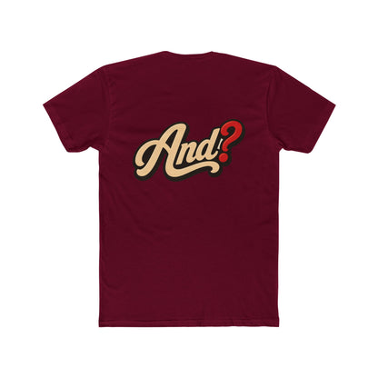 And? Graphic Tee — Retro Script Question Mark Shirt
