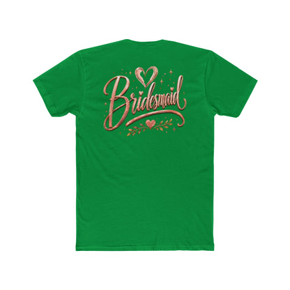 Bridesmaid Rose Gold Script T-Shirt