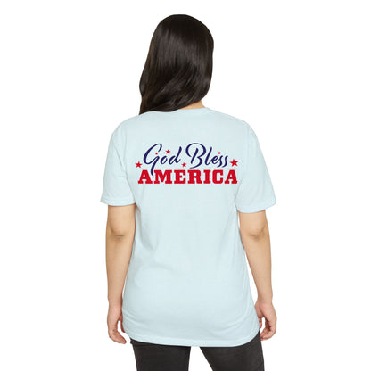 God Bless America T-Shirt — Patriotic Stars Tee