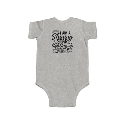 Baby Bodysuit — "I Am a Shining Star Lighting Up the World" Infant Onesie