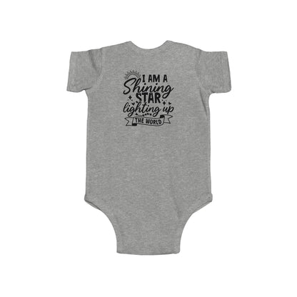 Baby Bodysuit — "I Am a Shining Star Lighting Up the World" Infant Onesie