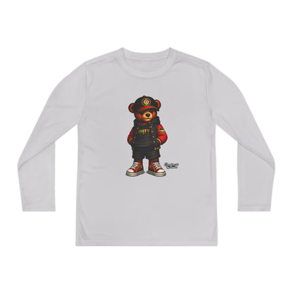 Youth Long Sleeve Tee — Streetwear Teddy Bear Graphic