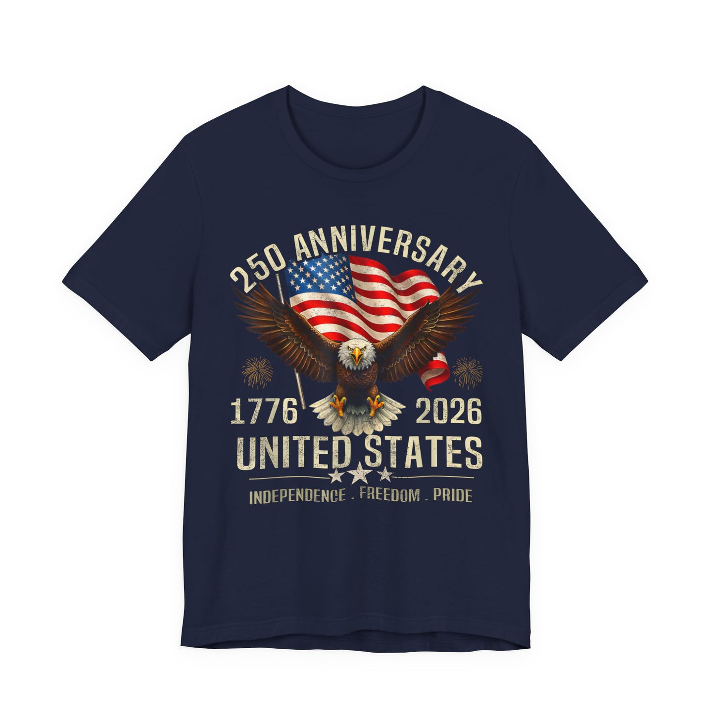 250th Anniversary United States Eagle T-Shirt – 1776–2026 Patriotic Tee