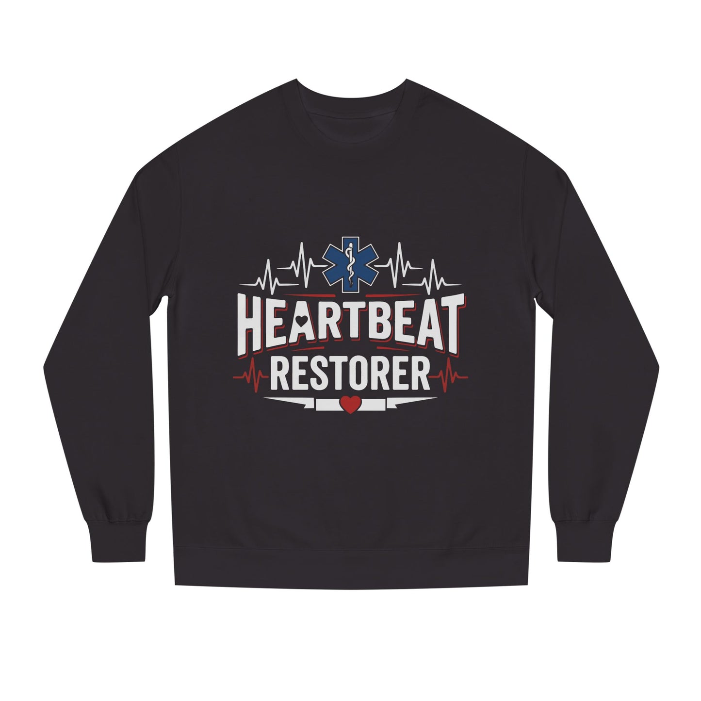Heartbeat Restorer Sweatshirt — EMS Paramedic Crewneck for First Responders