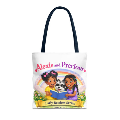 Children's Tote Bag – "Alexis and Precious" Early Readers Book Design