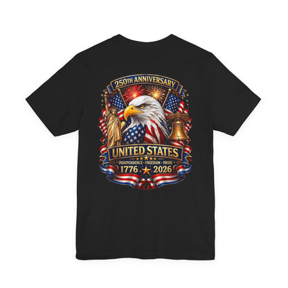 Independence 250th Eagle T-Shirt – United States 1776-2026 Centennial Graphic Tee