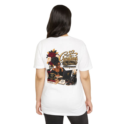 Creations By Denee Graphic T-Shirt — Black Woman Designer Artist Desk Tee