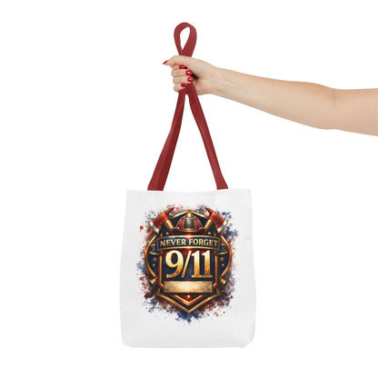 Never Forget 9/11 Memorial Tote Bag