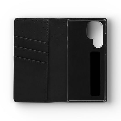 Christian Floral Phone Flip Case — "Jesus Saves" & Inspirational Scripture Wallet Cover