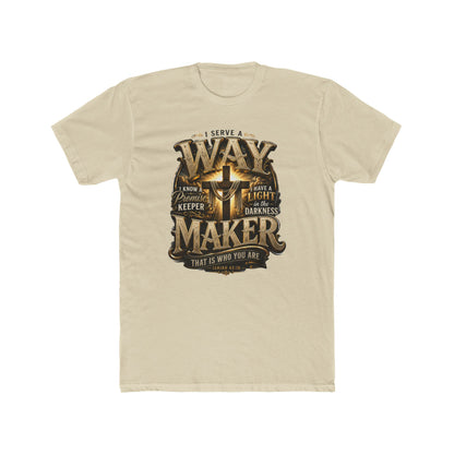 Waymaker T-Shirt — Christian Faith Graphic Tee with Cross and Inspirational Verse