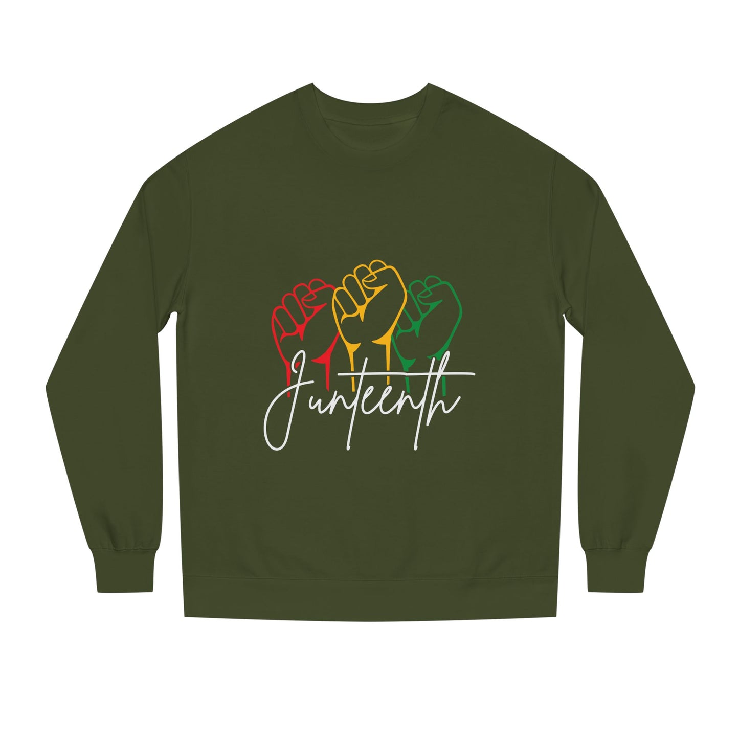 Juneteenth Fist Sweatshirt - Juneteenth Celebration Pullover