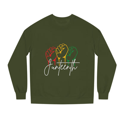 Juneteenth Fist Sweatshirt - Juneteenth Celebration Pullover