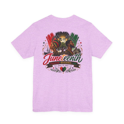 Juneteenth Celebration Tee — Freedom Resilience Juneteenth Graphic Shirt
