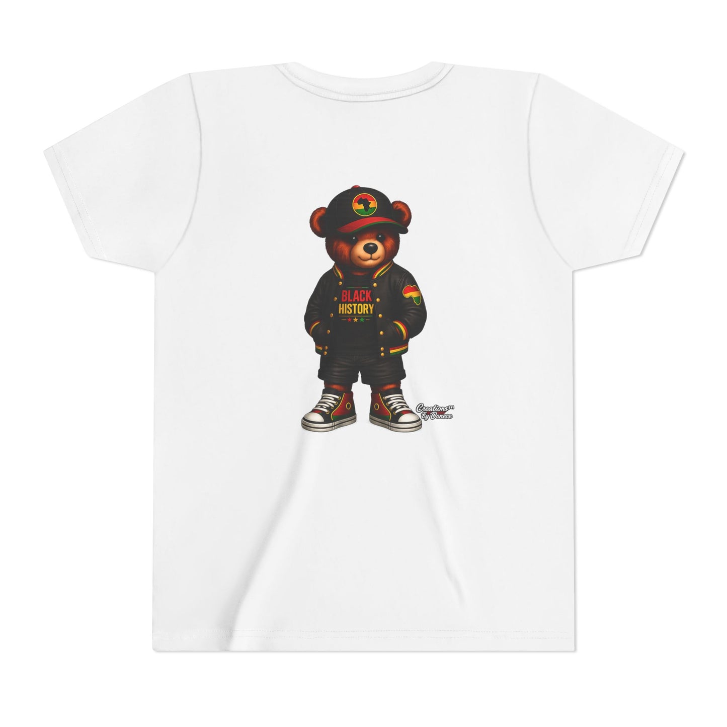 Kids 'Black History' Streetwear Bear Tee