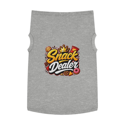Snack Dealer Pet Tank Top – Funny Treat Lover Dog Shirt