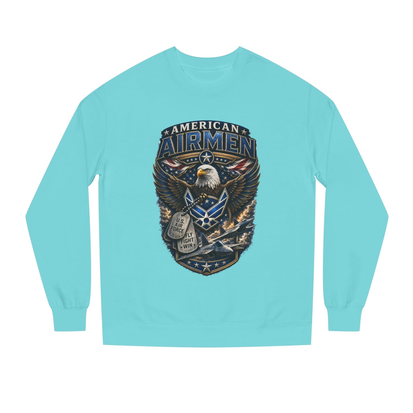 American Airmen Eagle Sweatshirt — Patriotic Air Force Crewneck