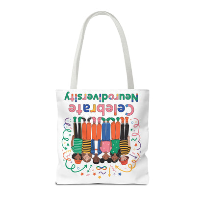 Celebrate Neurodiversity Tote Bag — Inclusive Pride Reusable Shopper