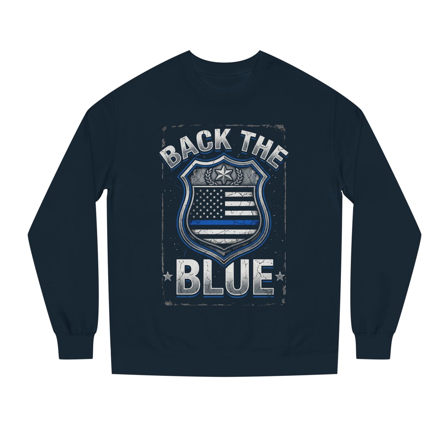 Back the Blue Sweatshirt — Police Support Crewneck