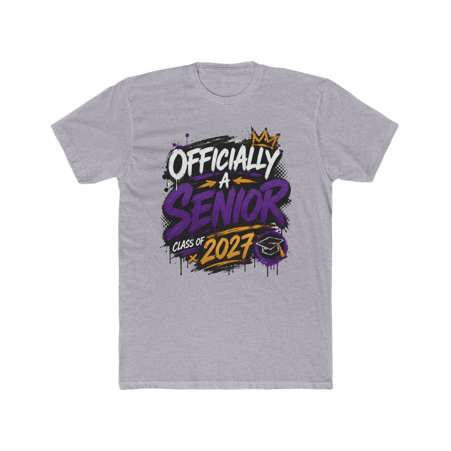 Officially A Senior Class of 2027 T-Shirt — Graduation Tee for High School Seniors
