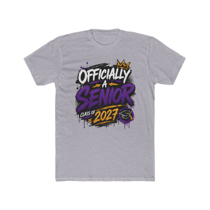 Officially A Senior Class of 2027 T-Shirt — Graduation Tee for High School Seniors