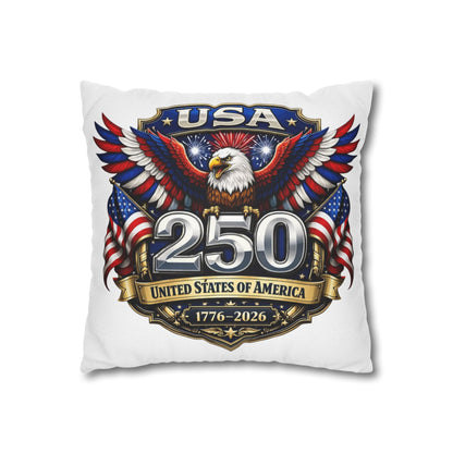 Spun Polyester Square Pillowcase