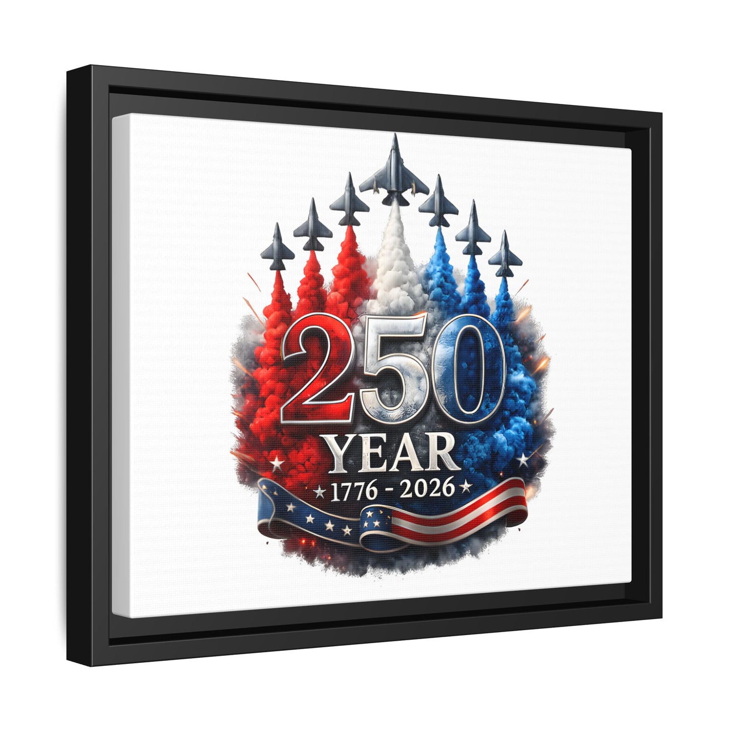 Matte Canvas, Framed (Multi-color)