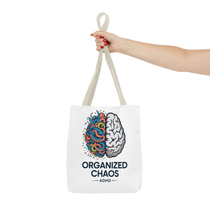 ADHD Tote Bag — "Organized Chaos" Brain Design