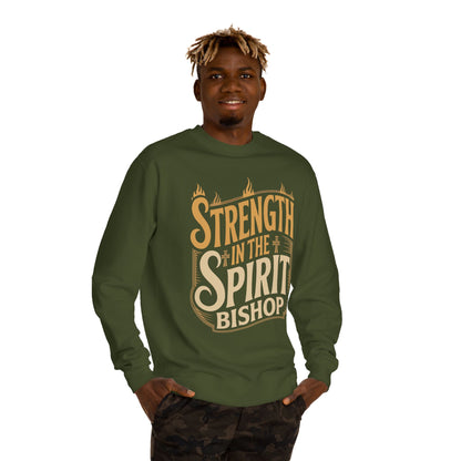 Strength in the Spirit Sweatshirt — Religious Inspirational Crewneck