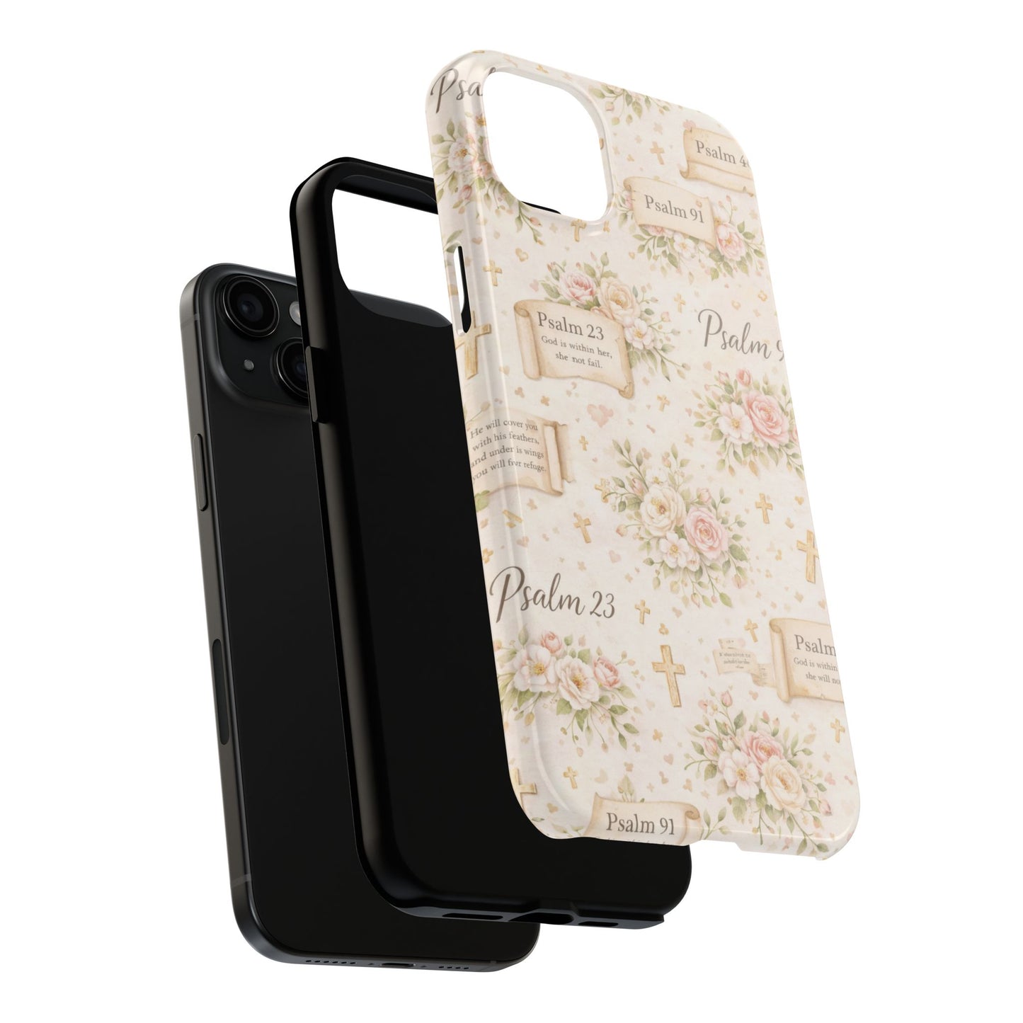 God Is Within Her Phone Case | Christian Floral iPhone Case