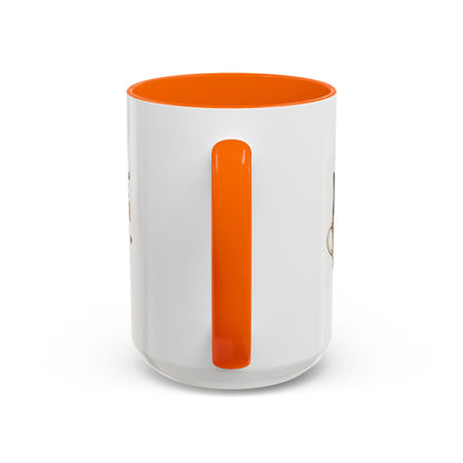 Coffee & Cat Hair Mug — "Coffee, Cat Hair, Don't Care" Accent Ceramic Coffee Mug (11/15oz)
