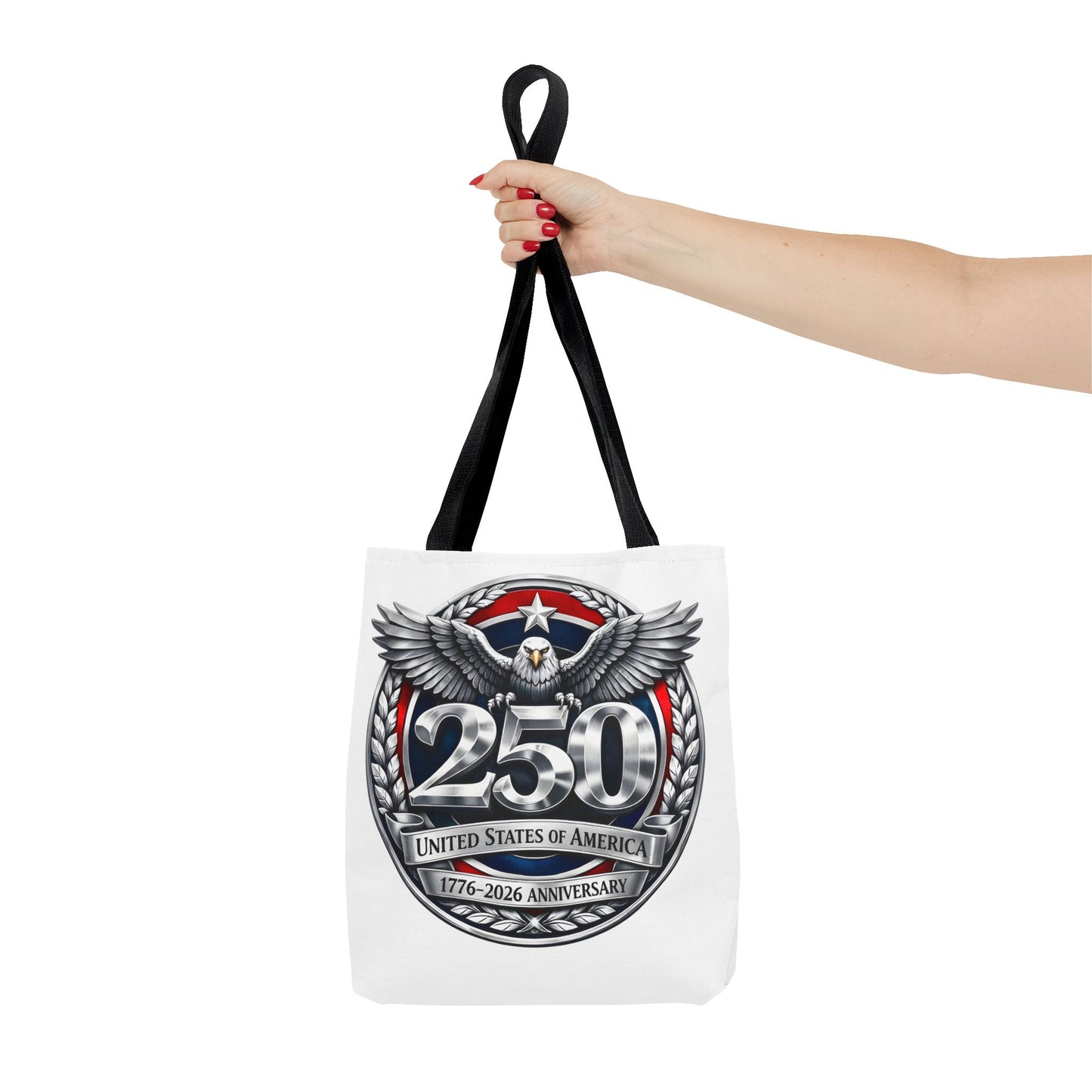 250th USA Anniversary Tote Bag — Patriotic Eagle 1776–2026 Commemorative Tote