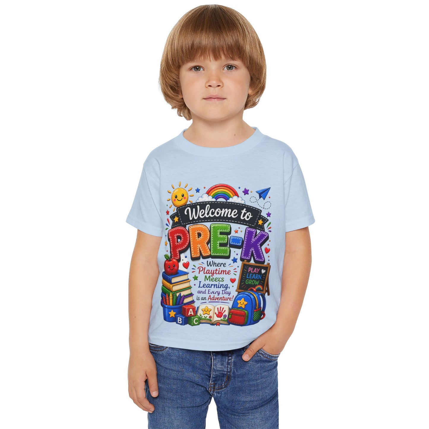 Welcome to Pre-K Toddler T-Shirt – Colorful Back-to-School Preschool Tee