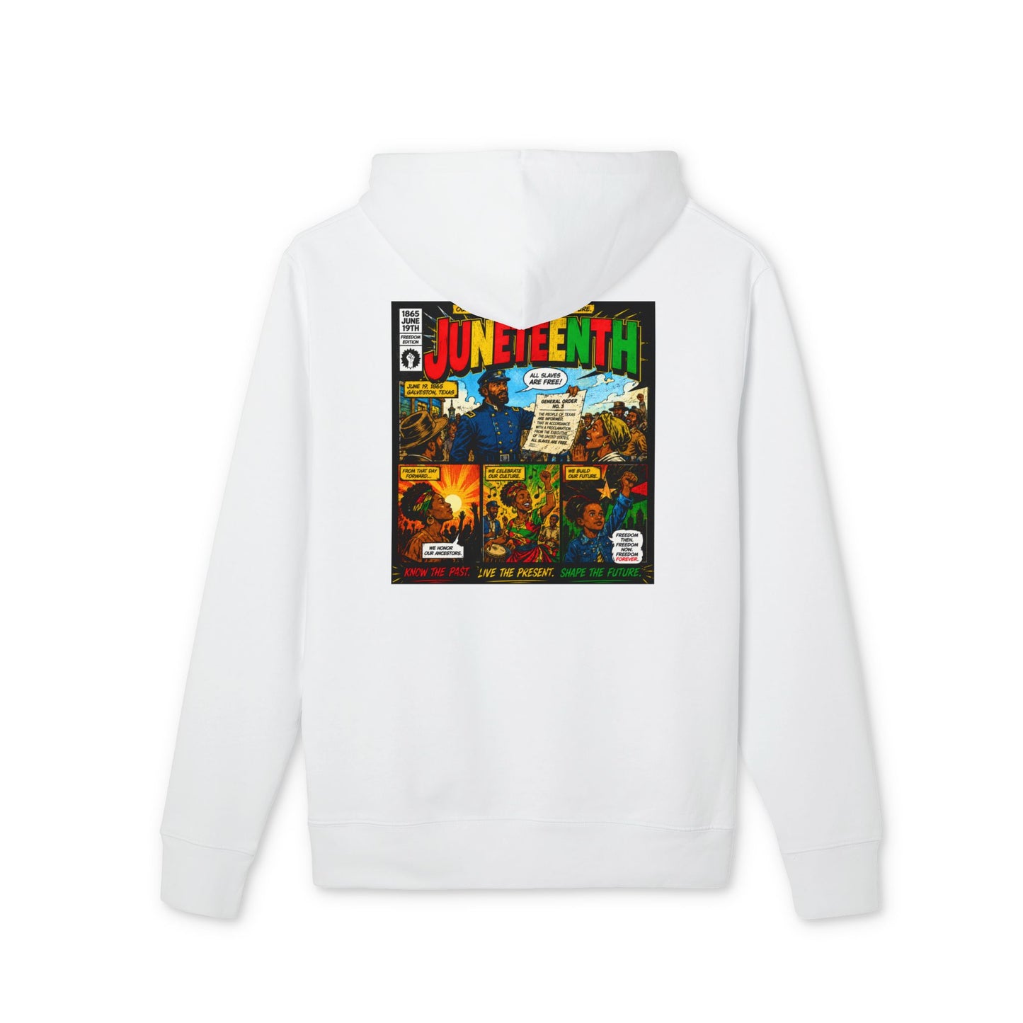 Juneteenth Comic Cover Hoodie — Juneteenth Celebration Pullover
