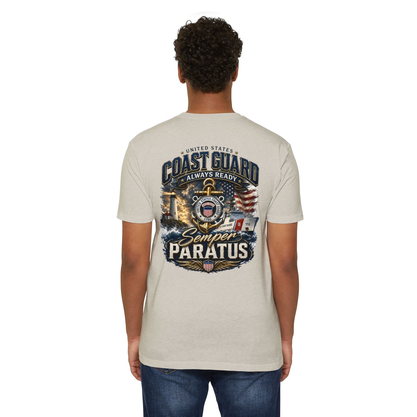 Coast Guard Semper Paratus T-Shirt – U.S. Coast Guard Veteran Tee