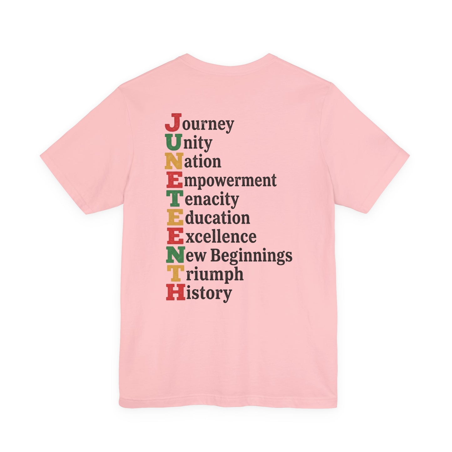 Juneteenth Acrostic T-Shirt — Journey, Unity, Empowerment Tee