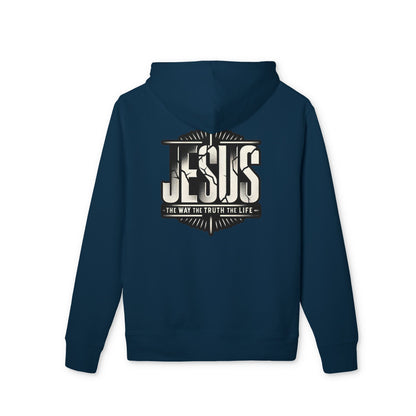 Christian Jesus Hoodie — "Jesus: The Way, The Truth, The Life" Pullover