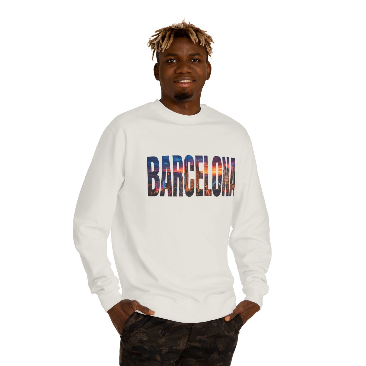 Barcelona Skyline Crewneck Sweatshirt