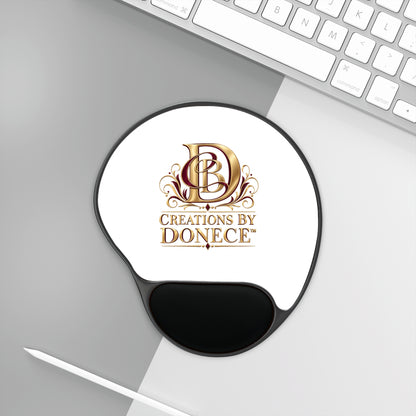 Creations By Donece Logo Ergonomic Mouse Pad with Wrist Rest