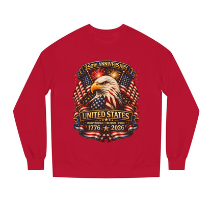 250th Anniversary United States Eagle Sweatshirt – 1776–2026 Patriotic Crewneck
