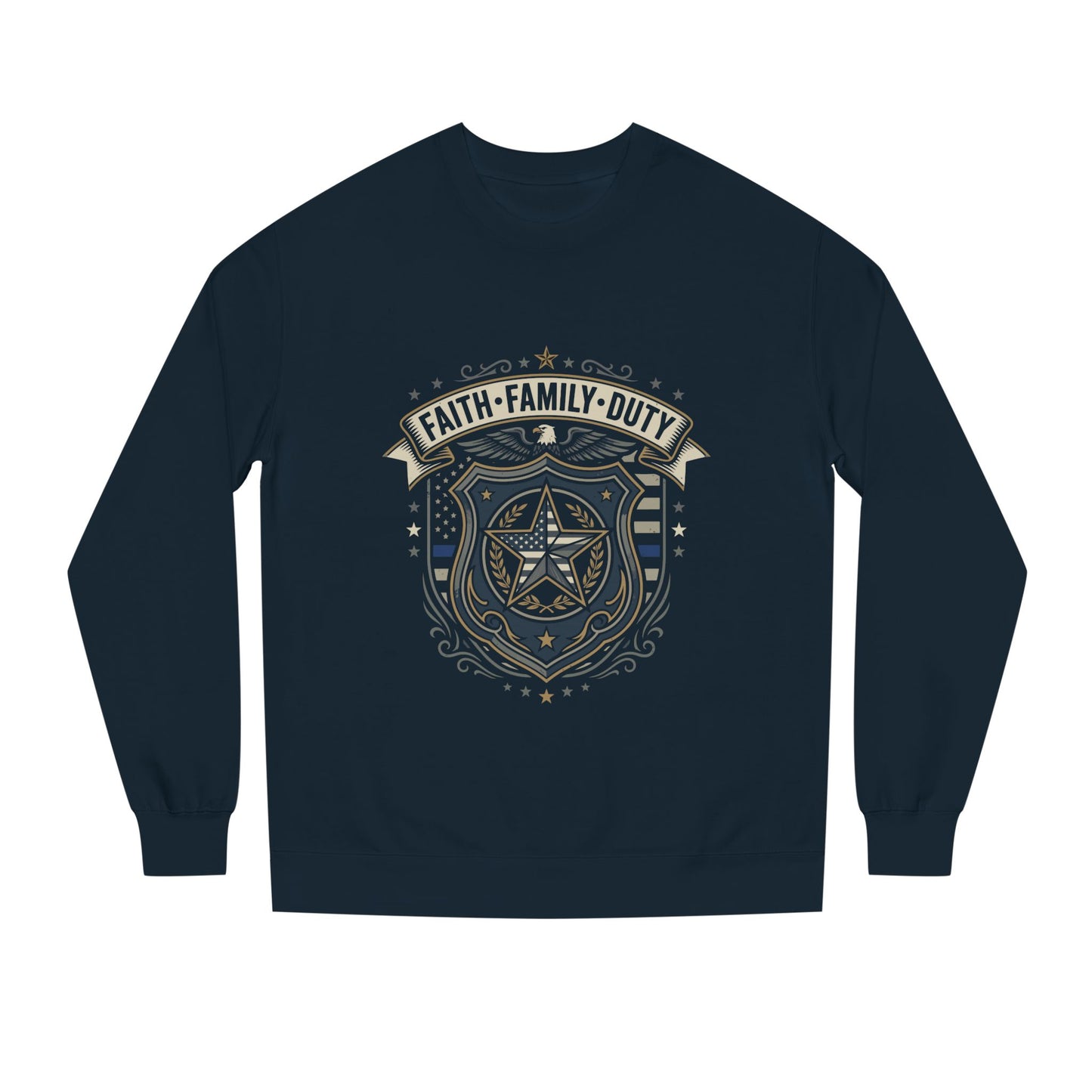 Faith • Family • Duty Badge Sweatshirt