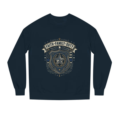 Faith • Family • Duty Badge Sweatshirt