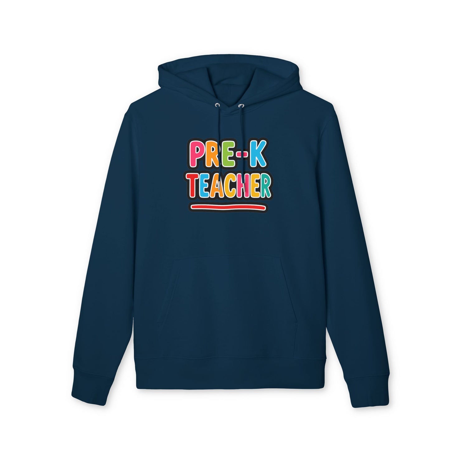 Pre-K Teacher Hoodie — Colorful Backprint Teacher Appreciation Gift