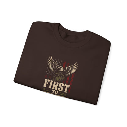 "First to Fight" Crewneck Sweatshirt