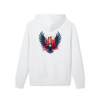 9/11 Memorial Hoodie — Eagle & Twin Towers Tribute Pullover