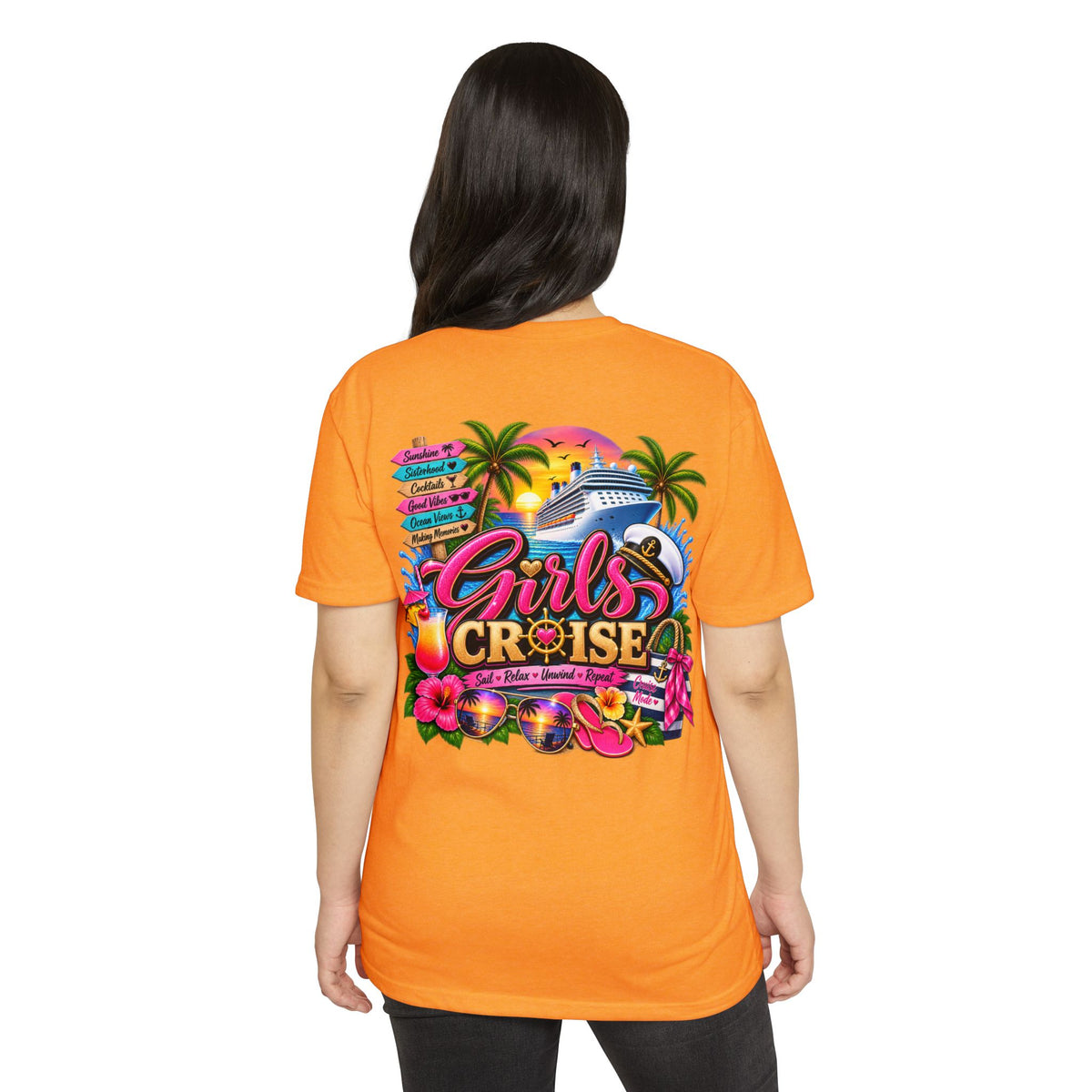 Girls Cruise T-Shirt — Tropical Bachelorette Cruise Shirt