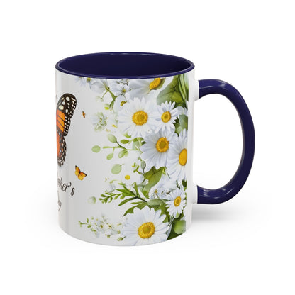 Mother's Day Butterfly Coffee Mug – 'Happy Mother's Day' Floral Accent Mug