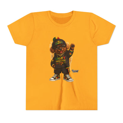 Kids Unity Heritage Tee — Youth Short Sleeve Shirt with 'Unity' Design