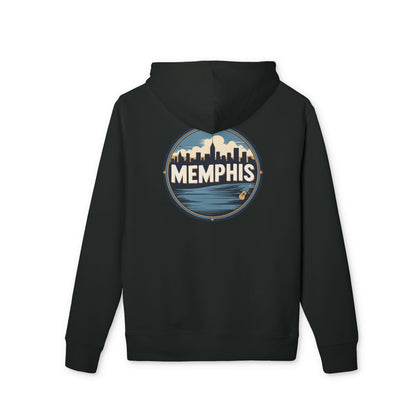 Memphis Skyline Hoodie — Retro Cityscape Pullover