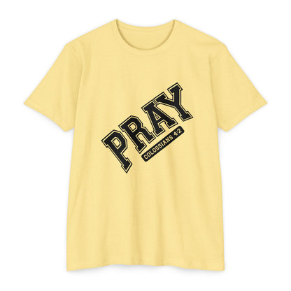 Pray Colossians 4:2 Christian T-Shirt — Faith Prayer Tee
