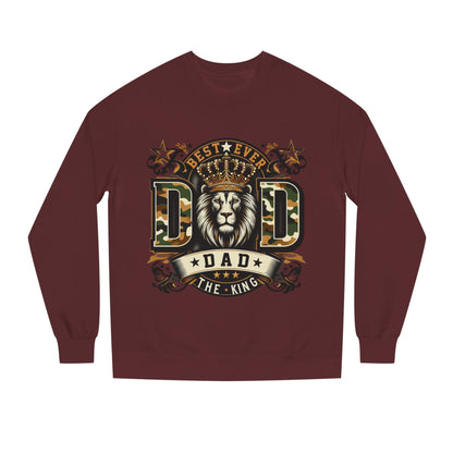 Dad The King Lion Sweatshirt – Best Ever DAD Camouflage Design